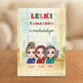Lelki támaszom a munkahelyen – kolléganős puzzle 2–5 figurával és nevekkel